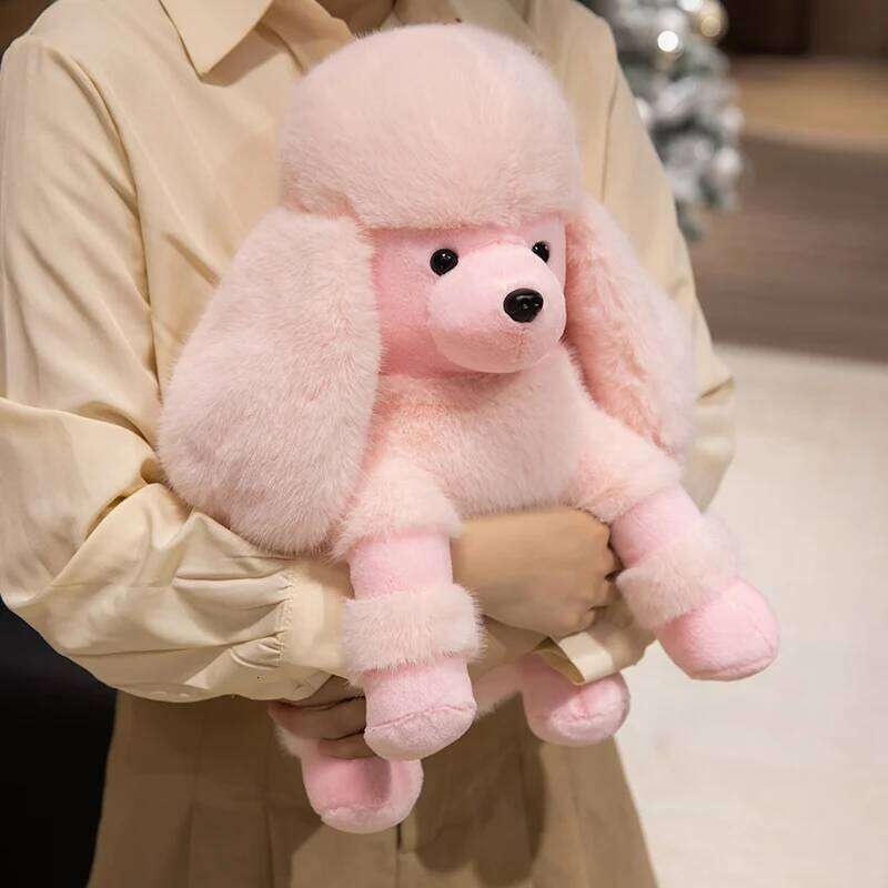 25cm Kawaii Cartoon Poodle Plush Super Soft Stuffed Pillow Toy Kids Dog lovers Birthday Gift Home Sofa Decor R260908 - view 7