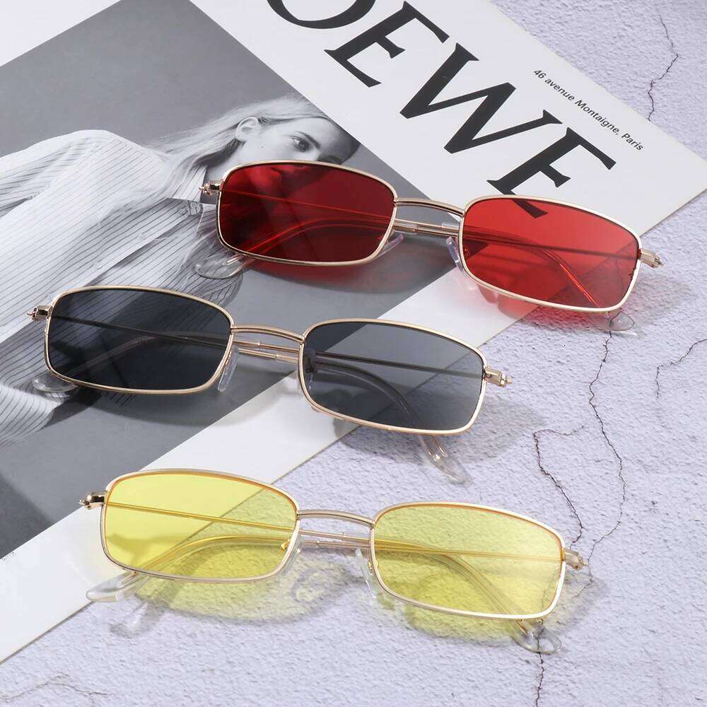 1PC Rectangular UV400 Protection Korea Small Oval Women Sunglasses Brand Shades Classic Candy Color Sun Glasses Eyewear Z260306