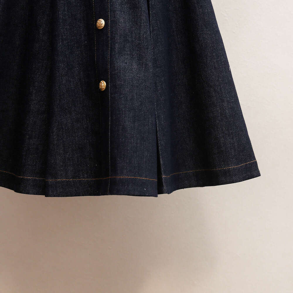 2026 designer high-end women's clothing spring and summer A12 new style French retro style sleeveless A-line dress