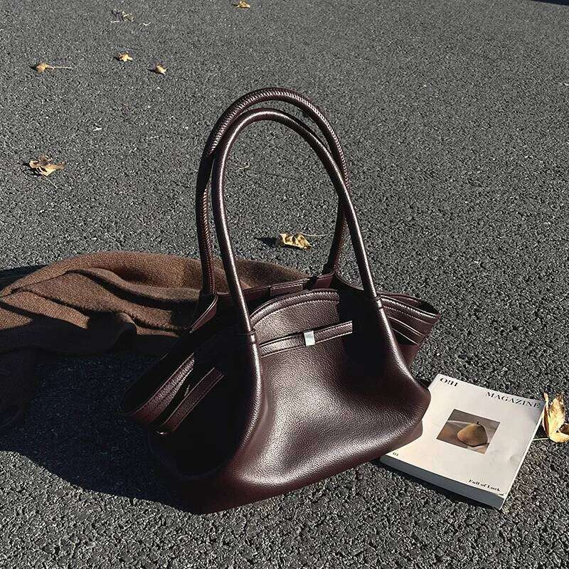 CGCBAG Luxury Brand Designer Shoulder Vintage Women Tote Bag Simple Commuting High Quality PU Leather Ladies HandBags XJ260306