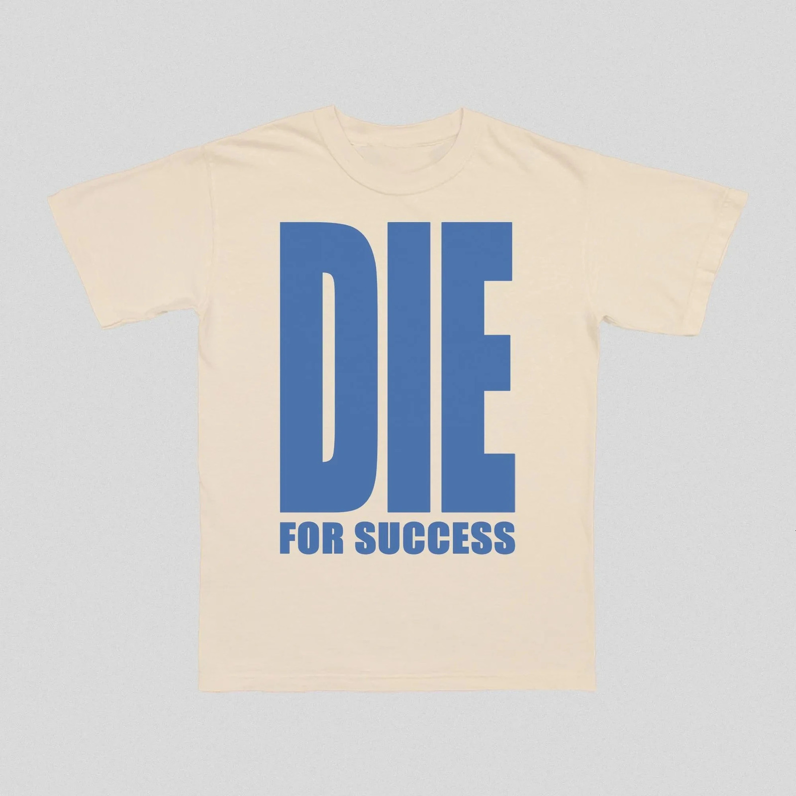 Y2K Harajuku Die for Success T-Shirt for Men Hip Hop Streetwear O-Neck Short Sleeve T-shirt Rock Goth Vintage Casual Tops 260305