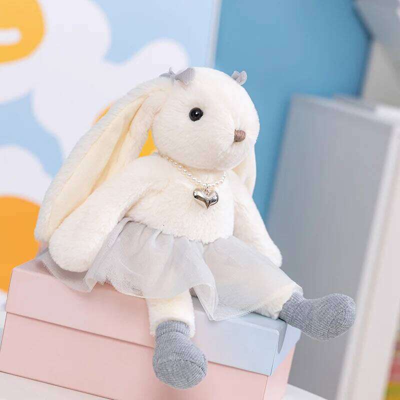 35cm/50cm Kawaii Lady Doll Accompanying Plush Toy Lovely pearl Rabbit Dolls for Kids Girlfriend Birthday Xmas Gift R260908 - view 3