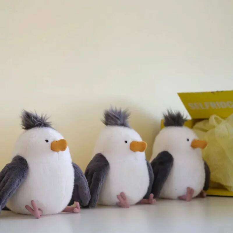 Cute Plushie Seagull High Quality Anime Sea Mew Bird Plush Toys Cartoon Animals Simulation Stuffed Doll Kawaii Pillow Kids Gift R260908 - view 7
