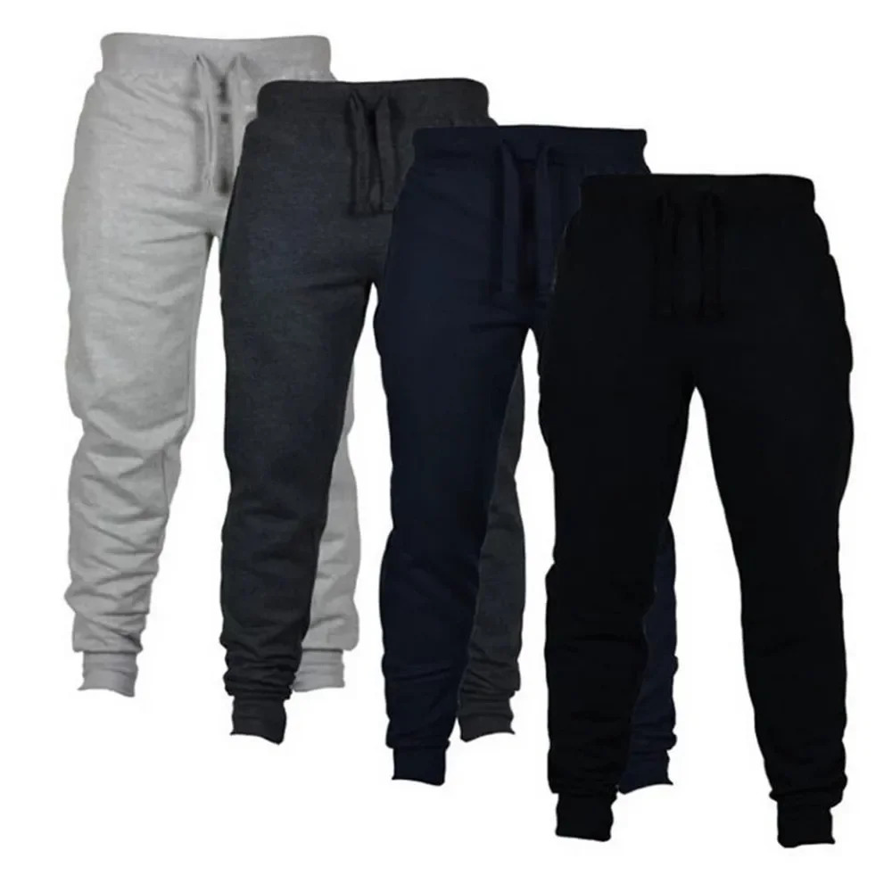 Autumn and winter Men Warm Casual Pants Fitness Sportswear Tracksuit Bottoms Trousers Black Gyms Jogger Pants 260227