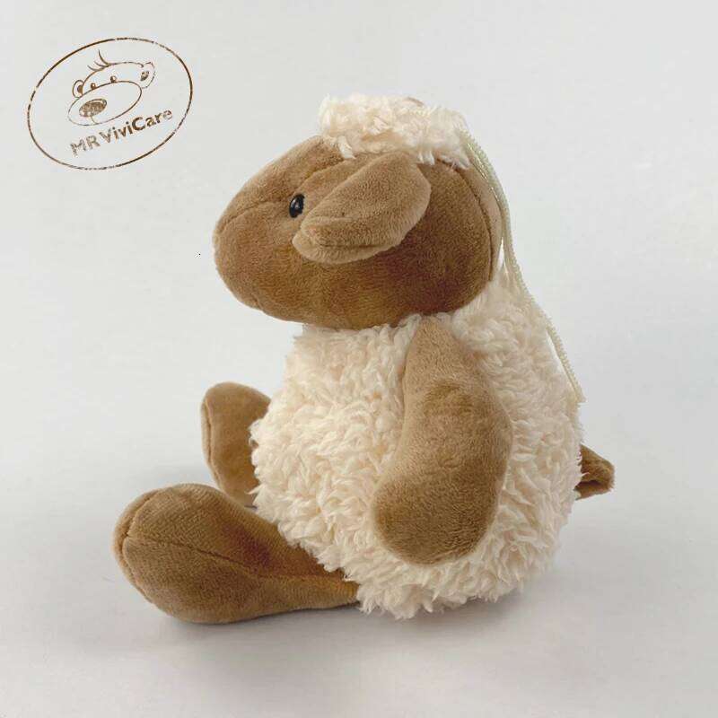20cm Sean Sheep Alpaca Cute Animal Soft Cotton Stuffed Doll Children's Plush Toy Sleeping Partner Birthday Gift R260908 - view 4