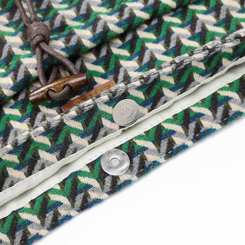 ELFSACK 2025 Winter New Arrivals Y2K Casual Striped Loose Crossbody Bag For Women XJ260306