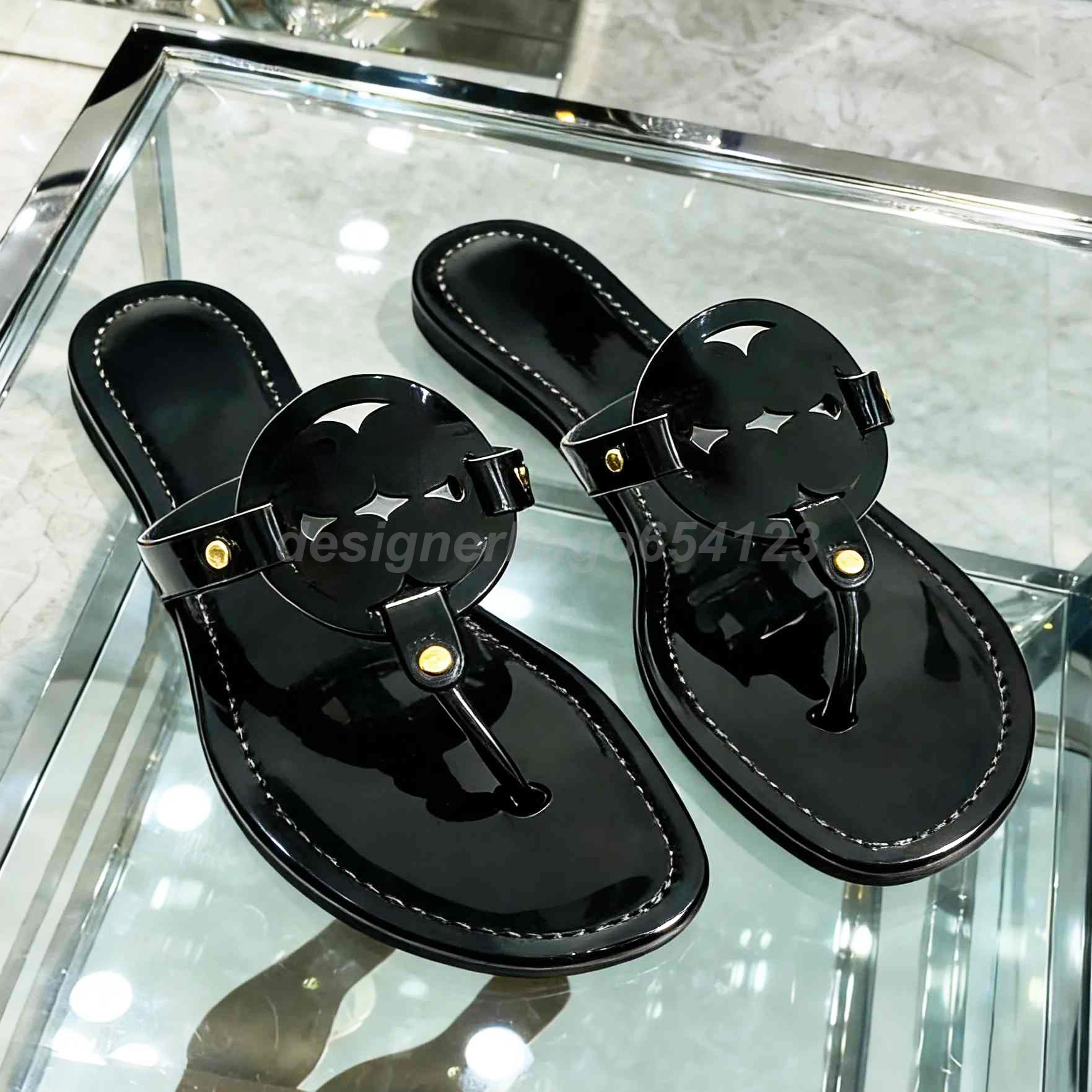 Designer Sandals Torysburchly Slides Women TB flip-flop summer beach casual slippers fashion hot classic luxury clip on Sandals comfortable flat size 35-42