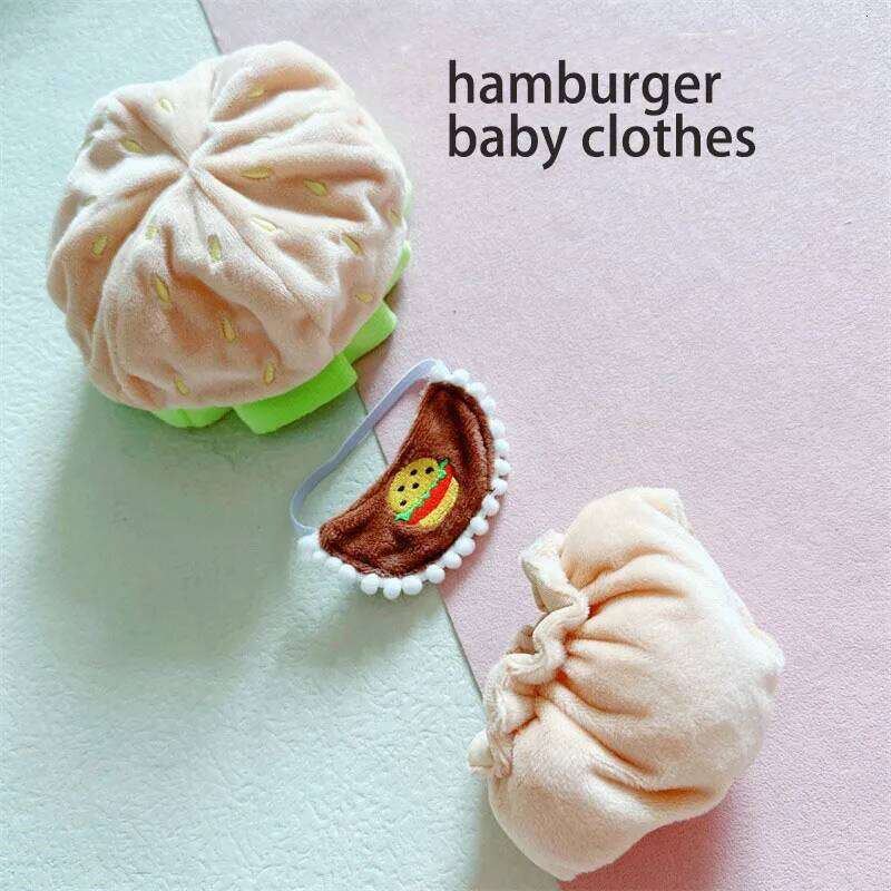Cotton 20cm cm star doll fast food planet hamburger baby clothes R260908 - view 7