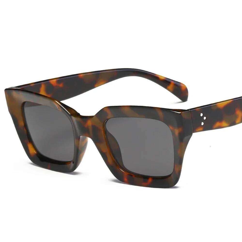 MUSELIFE 2025 New Square Cat Eye MEN Sunglasses Vintage Design Sun Glasses For Male Eyewear UV400 Z260306