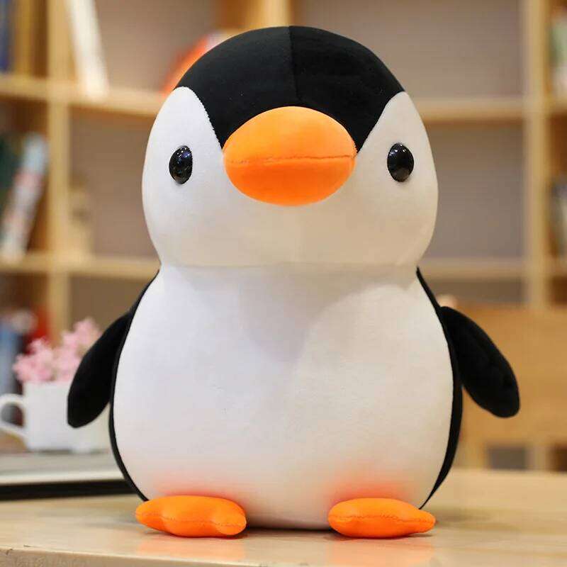 1pc 25cm/9.84in Cute cute penguin plush toy pillow children sleeping rag doll holiday gift girl R260908 - view 5