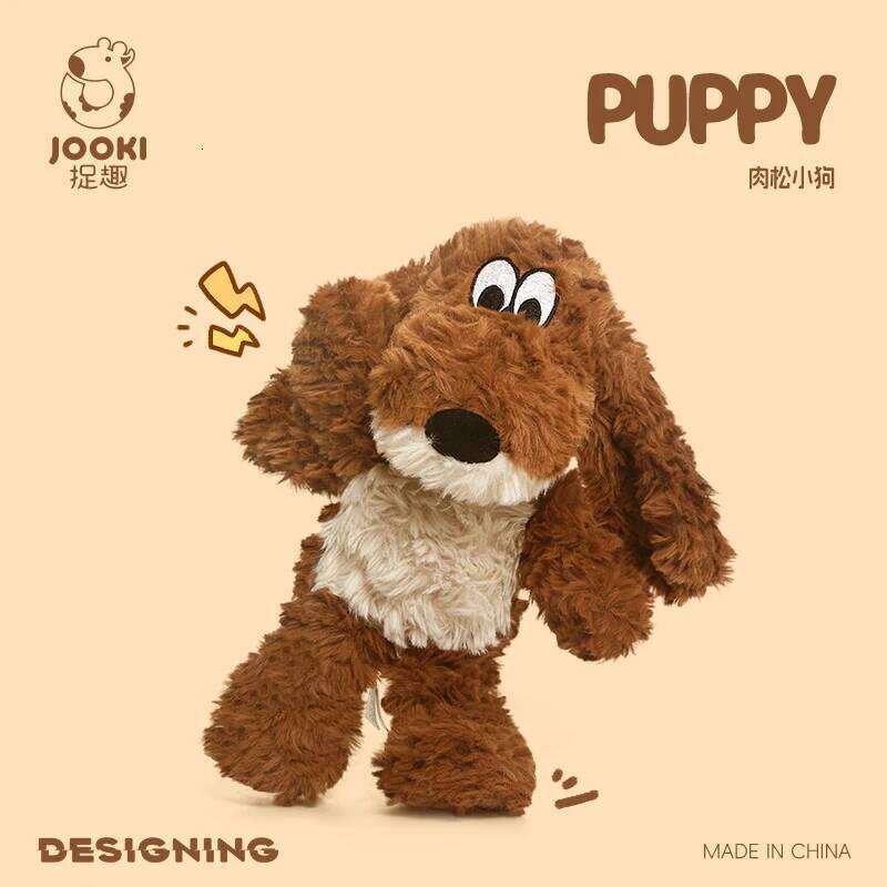 Fluffy Cartoon Meatloaf Plush - Super Soft Stuffed Dachshund Beagle Plushie Kawaii Huggable Toy for Kids & Dog Lovers R260908 - view 6