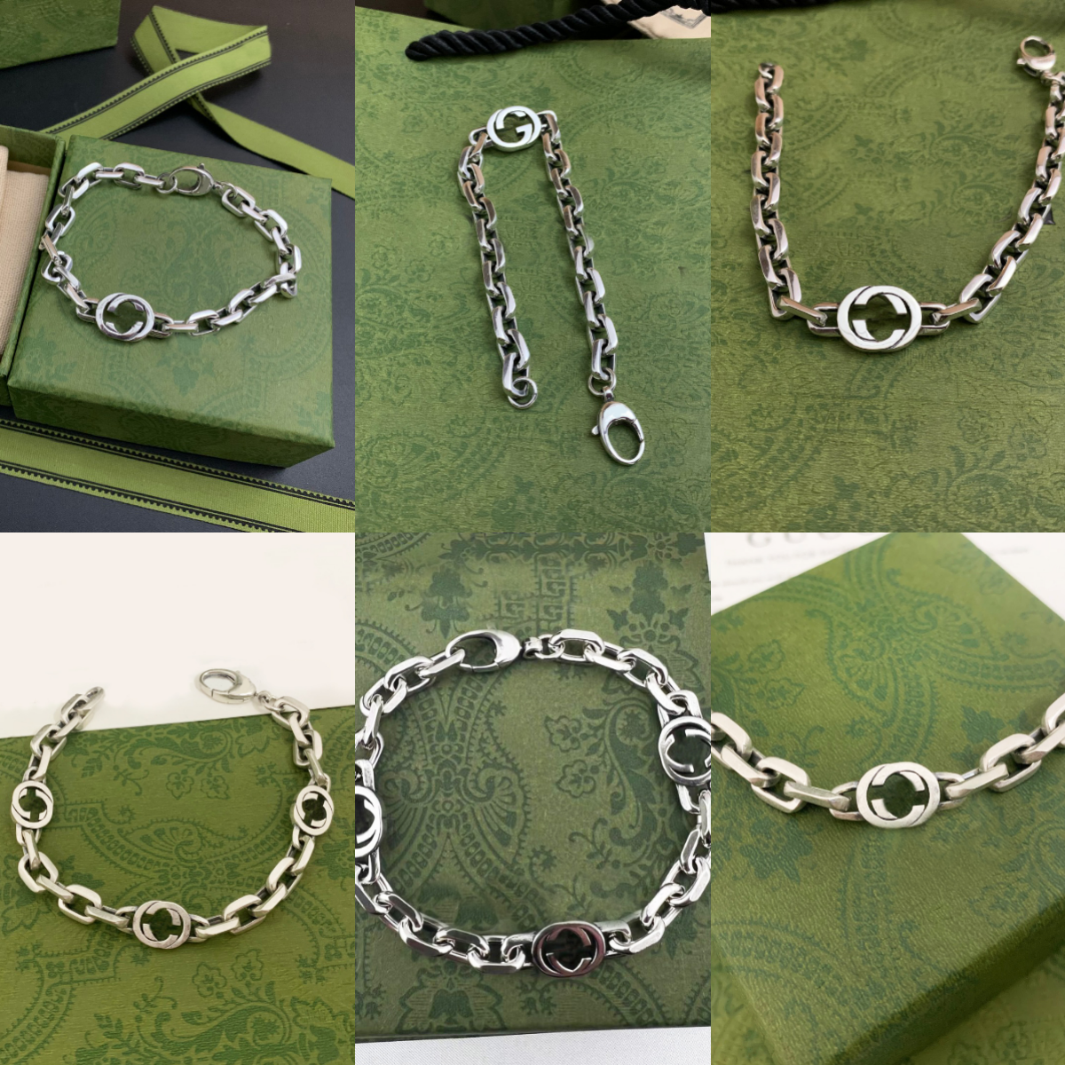 Designer Bracelets Vintage Charm Silver Plated Chain Bracelet Retro Bangle For Men Women Party Fashion Jewelry Couple Birthday Love Gift