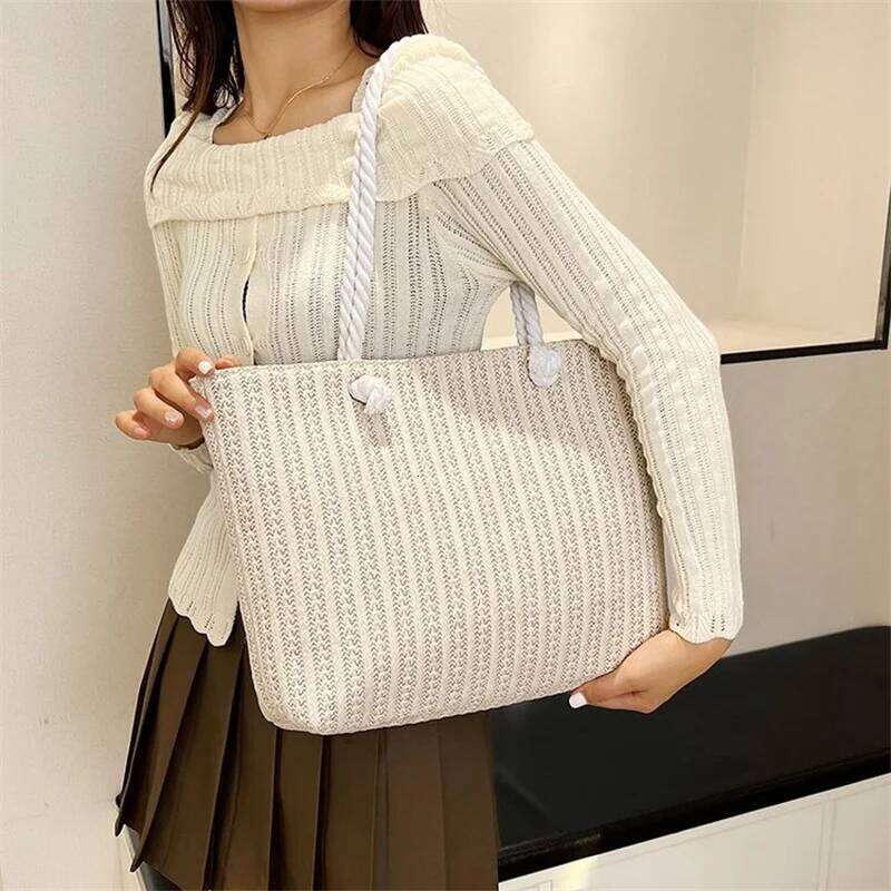 Fashion Large Capacity Straw Tote Designer Women Handbags Handamde Woven Summer Beach Bag Casual Bali Travel Big Purse 2024 XJ260306