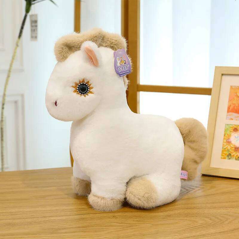 1pc 25cm/9.84in Imitation plush toy cute pony birthday doll 61 gift R260908 - view 3