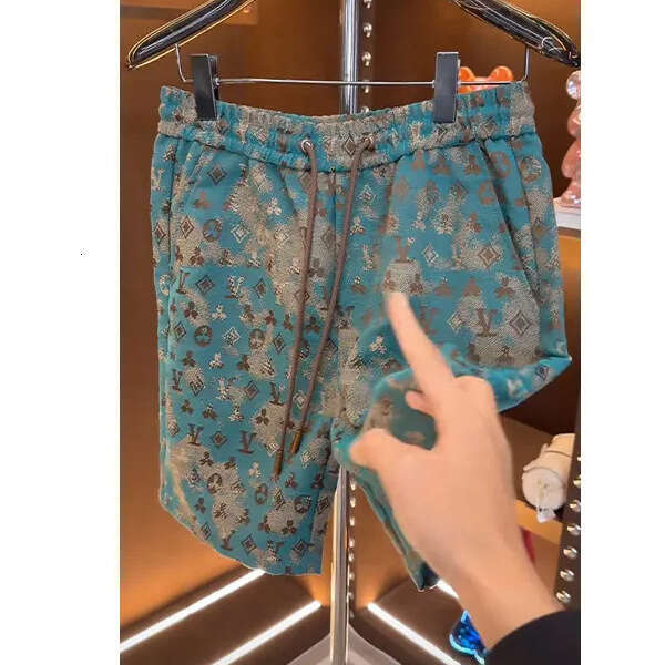 Men's Summer Printed Trendy Fashion Casual Sports Versatile Thin Slim Dopamine Beach Five-Point Shorts Luanyun Luanyun