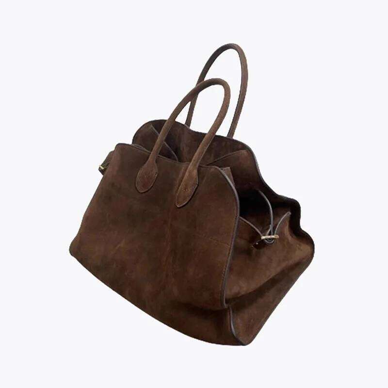 Tote Women Shoulder Suede Large Capacity Shopping Retro Class Bag for Girl Designer Bags Bolsos Mujer XJ260306