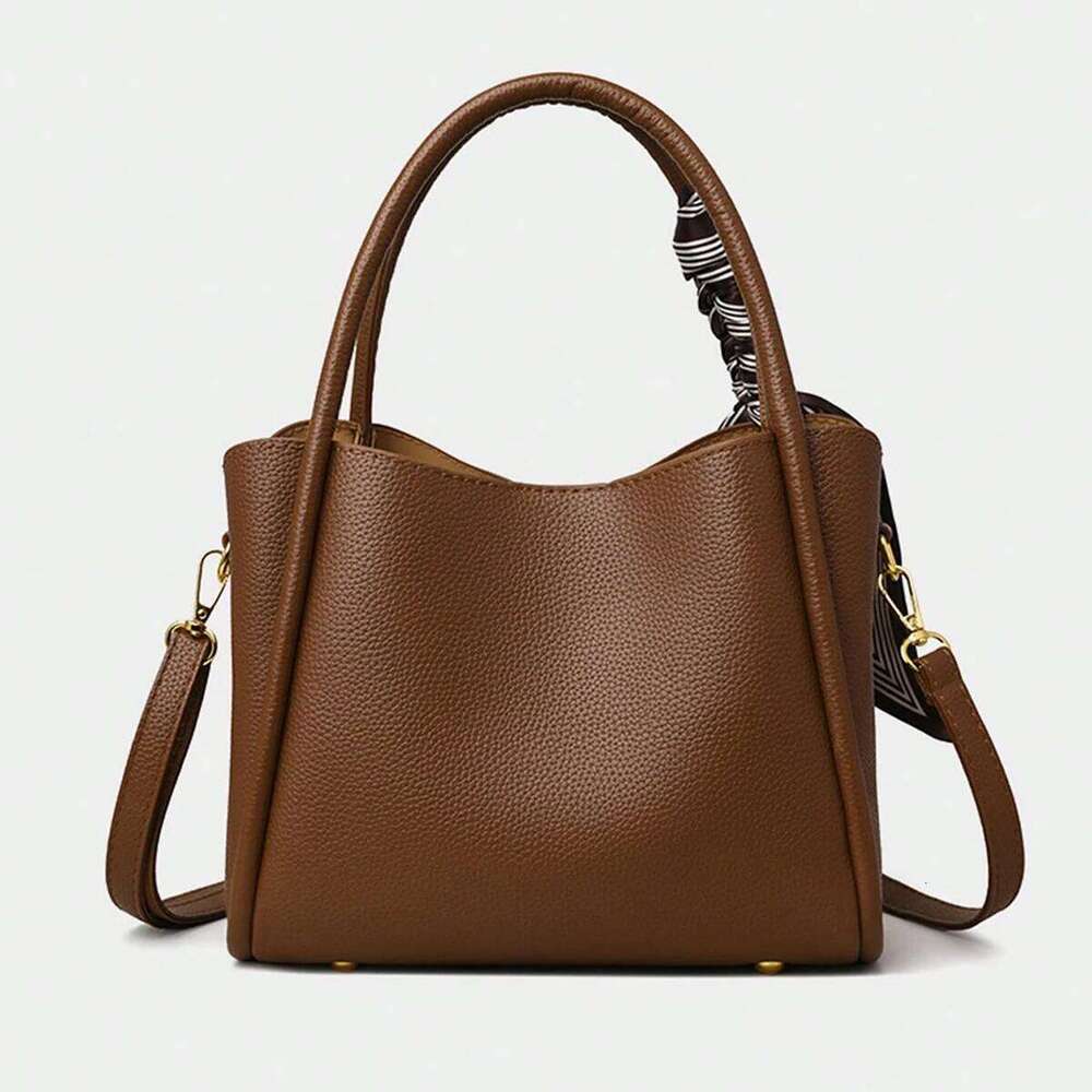 New autumn and winter fashion all-match retro style handbag solid color adjustable strap shoulder messenger bag XJ260306