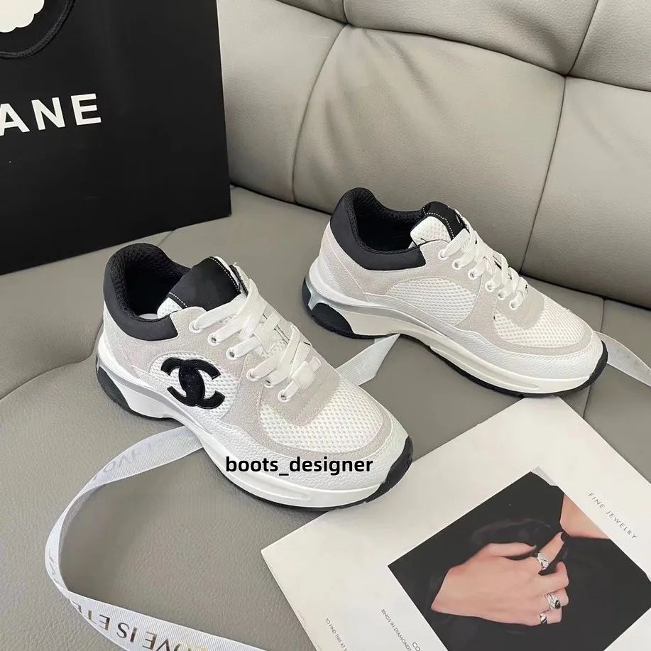 luxury designer women Dad Sneakers for 2025 New Genuine Leather Height Designer Running CCity Shoes