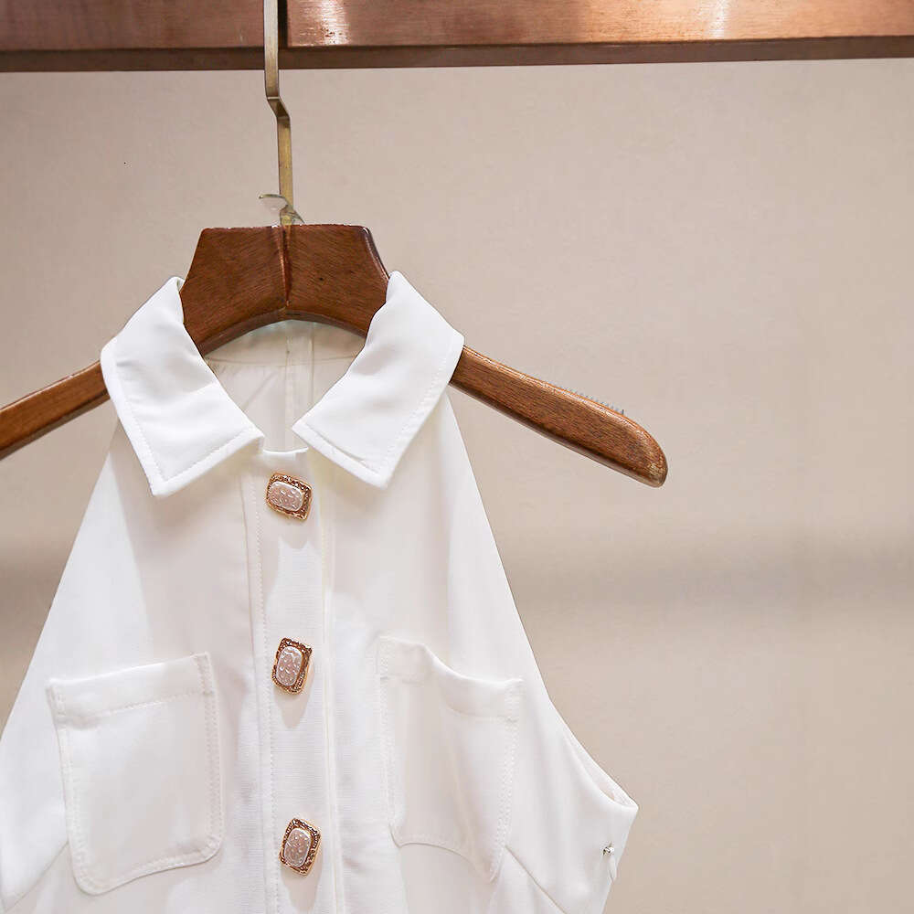 2026 new summer French retro style backless collar sleeveless A-line waist waist umbrella slimming dress