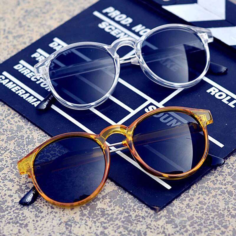 VIVIBEE Gothic Transparent Women Vintage Square Sunglasses 90s Round Sun Glasses 2025 Trending Products UV400 Men Shades Z260306