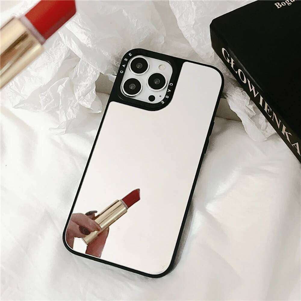 Simplicity Phone Case For iPhone 17 16 14 13 15 Pro Max Magnetic Wireless Charging Makeup Mirror Cover H260305