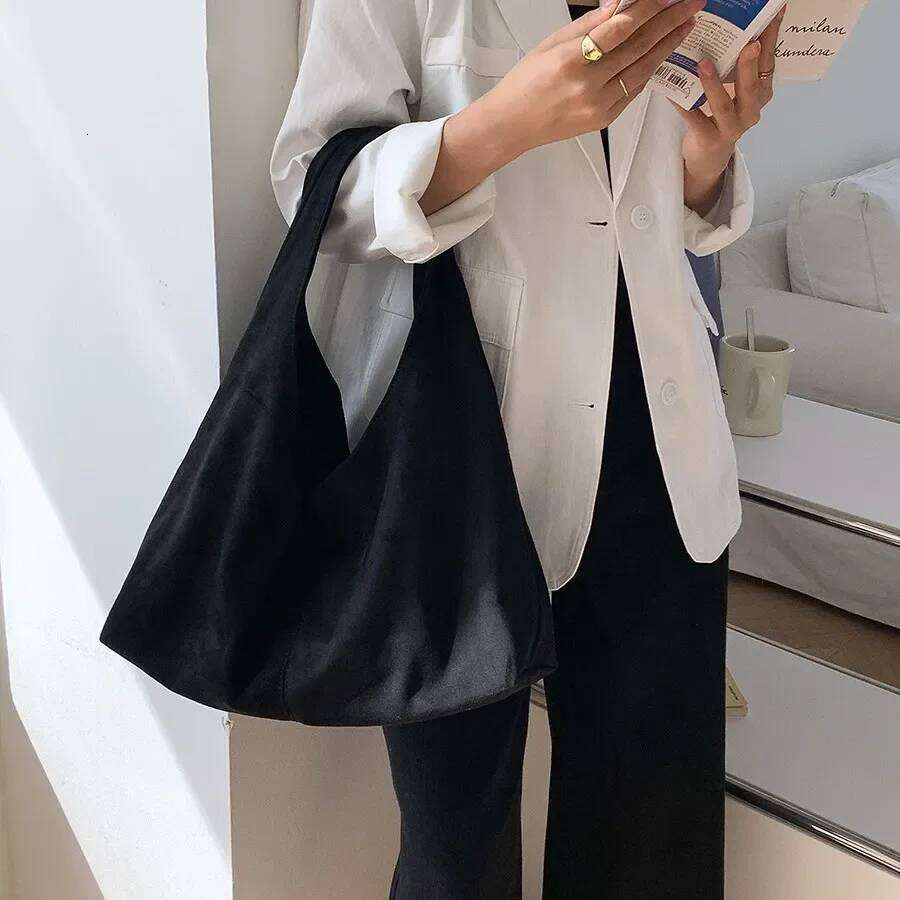 Faux suede women Axillary bags Brand design ladies handbag female hobos Shoulder Large capacity commuter tote bag bolsa XJ260306