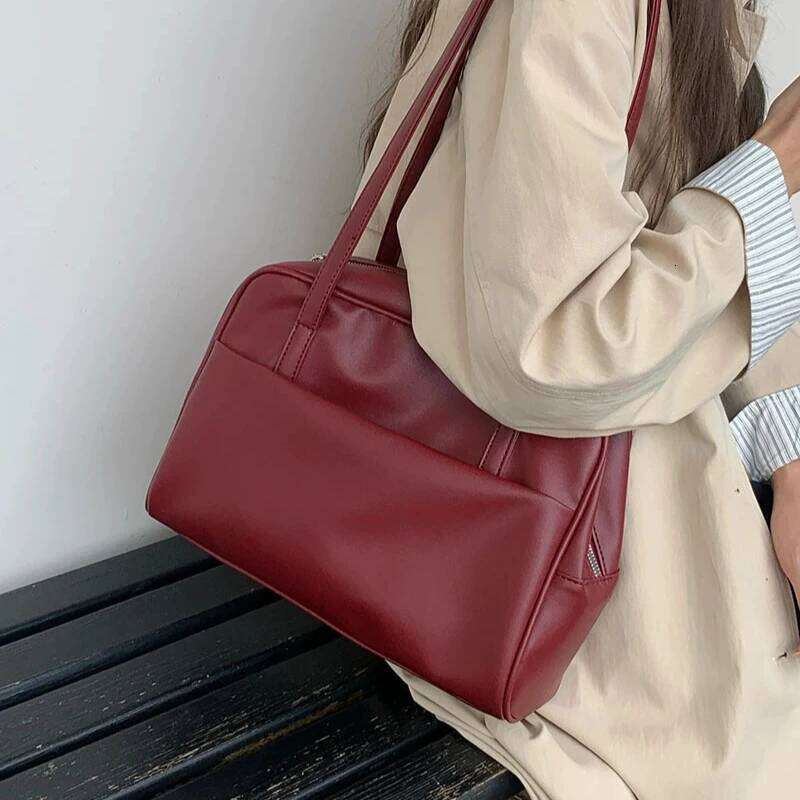 Vintage Designer Luxury Women Tote Casual Lage Capacity Female Shoulder Bag High Quality PU Leather Ladies Handbags XJ260306