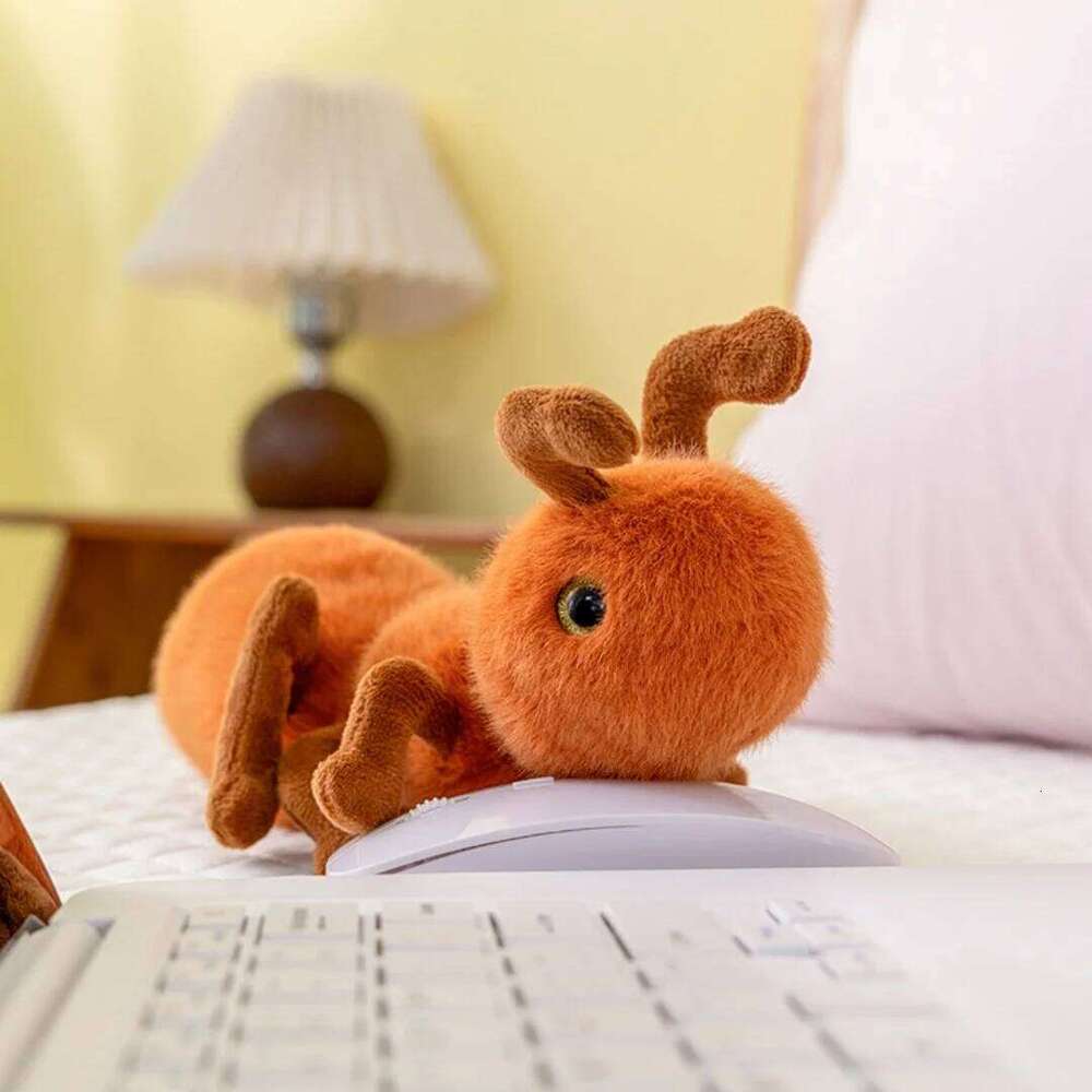 20cm Cute Ant Plush Toy Insect Soft Squishy Kawaii Plushie, Unique Educational Gift for Kids & Bug Lovers Unusual Collectible R260908 - view 7