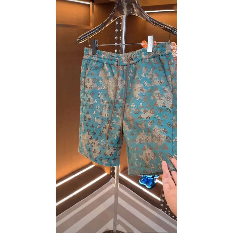 Men's Summer Printed Trendy Fashion Casual Sports Versatile Thin Slim Dopamine Beach Five-Point Shorts Luanyun Luanyun