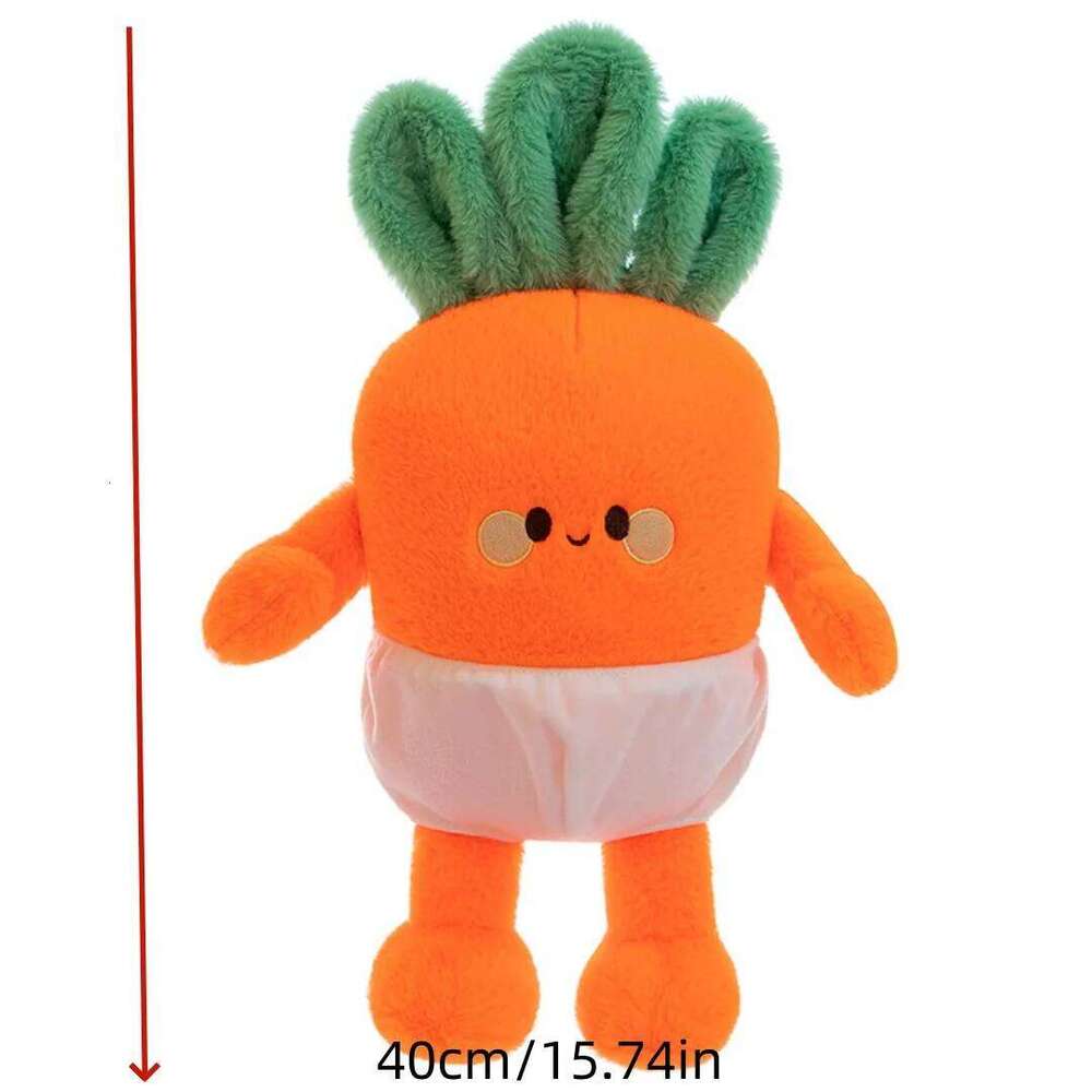 1pc 40cm/15.74in Cute cartoon running little radish plush toy cute girl ragdoll gift children's bed pillow R260908 - view 7