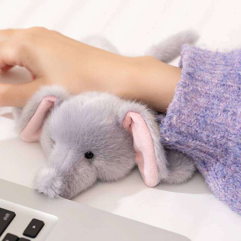 Cute Lying Down Desktop Animals Red Panda Fox Penguin Platypus Cat Otter Set Magnetic Prone Suction Soft Plush Dolls Stuffed Toy R260908 - view 5