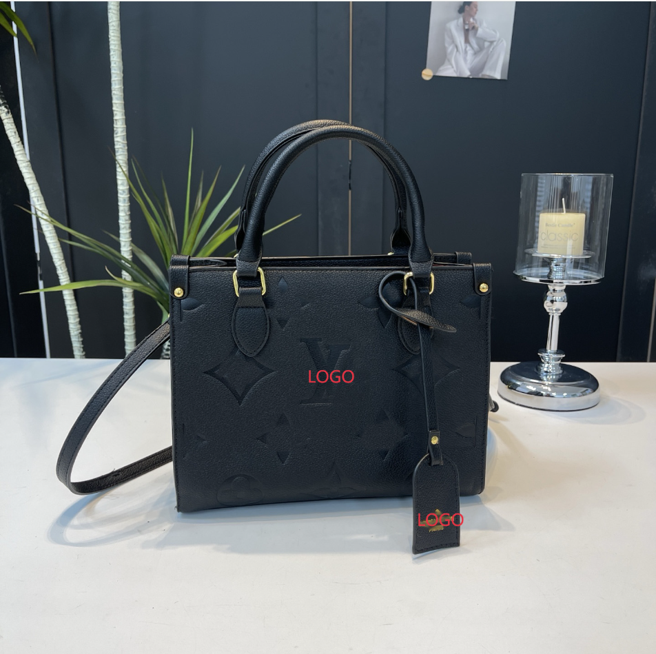 Luxury Designer Bag Embossed black Flower Women Handbag Shoulder Bags Fashion Womens leather Bag Lady beach Clutch Tote Bag Purse Wallet q1fd