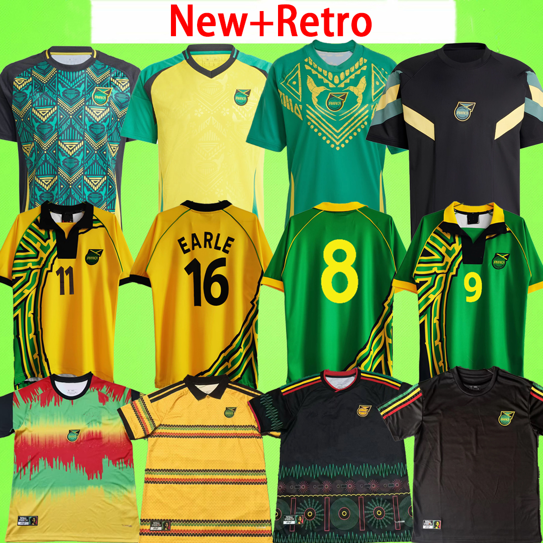 New + Retro 2026 Jamaica soccer jerseys fans Player version home away football shirt EARLE WHITMORE DAWES Training suit uniform 24 25 26 27 kids kit boys women