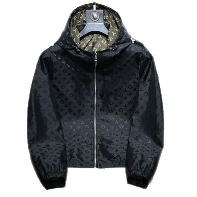 Luxury Brand Designer Clothes 2025 Spring And Autumn New Fashion Trend Casual Versatile Men's Hooded Jacket Top