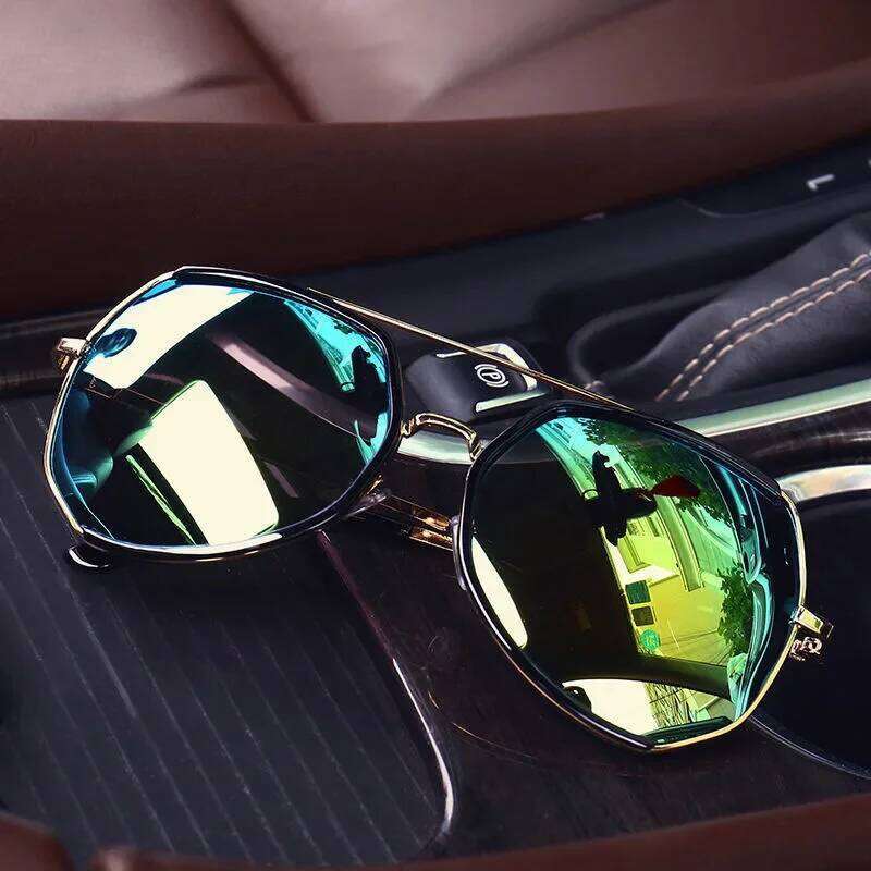 New Brand Alloy Men's Sunglasses Polarized UV400 Lens Sun Glasses For Men Pilot Eyewear High Quality Oculos De Sol Z260306