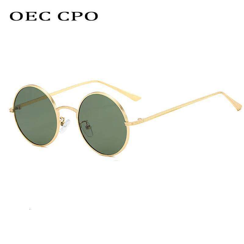 OEC CPO Classic Men Round Sunglasses Women Frame UV400 Sun Glasses Men's Female Fashion Eyewear O90 Z260306
