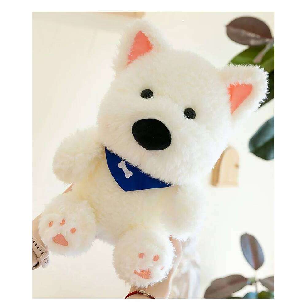 New Internet celebrity West Highland cute little milk plush toy dog doll birthday gift R260908 - view 4