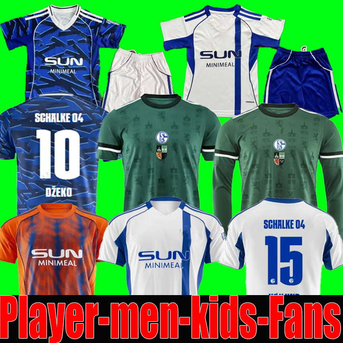 25 26 Schalke 04 Mens Soccer Jerseys 2025 2026 YOUNES SYLLA HOJLUND KARAMAN HAMACHE REMMERT SANCHEZ BACHMANN Home Away 3rd Football Shirts Adult