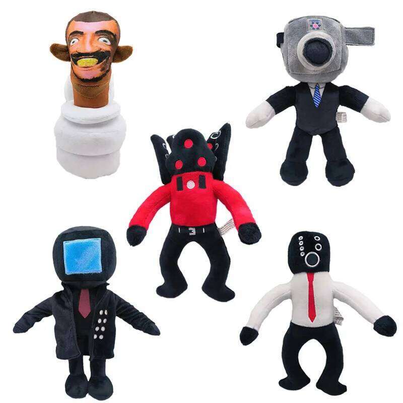 Skibidi Toilet Stuffed Plush Doll Toys Collectible Gifts for Kids Fans Adults Birthday Anime Game Figure Titan TV Man Cameraman R260908 - view 3