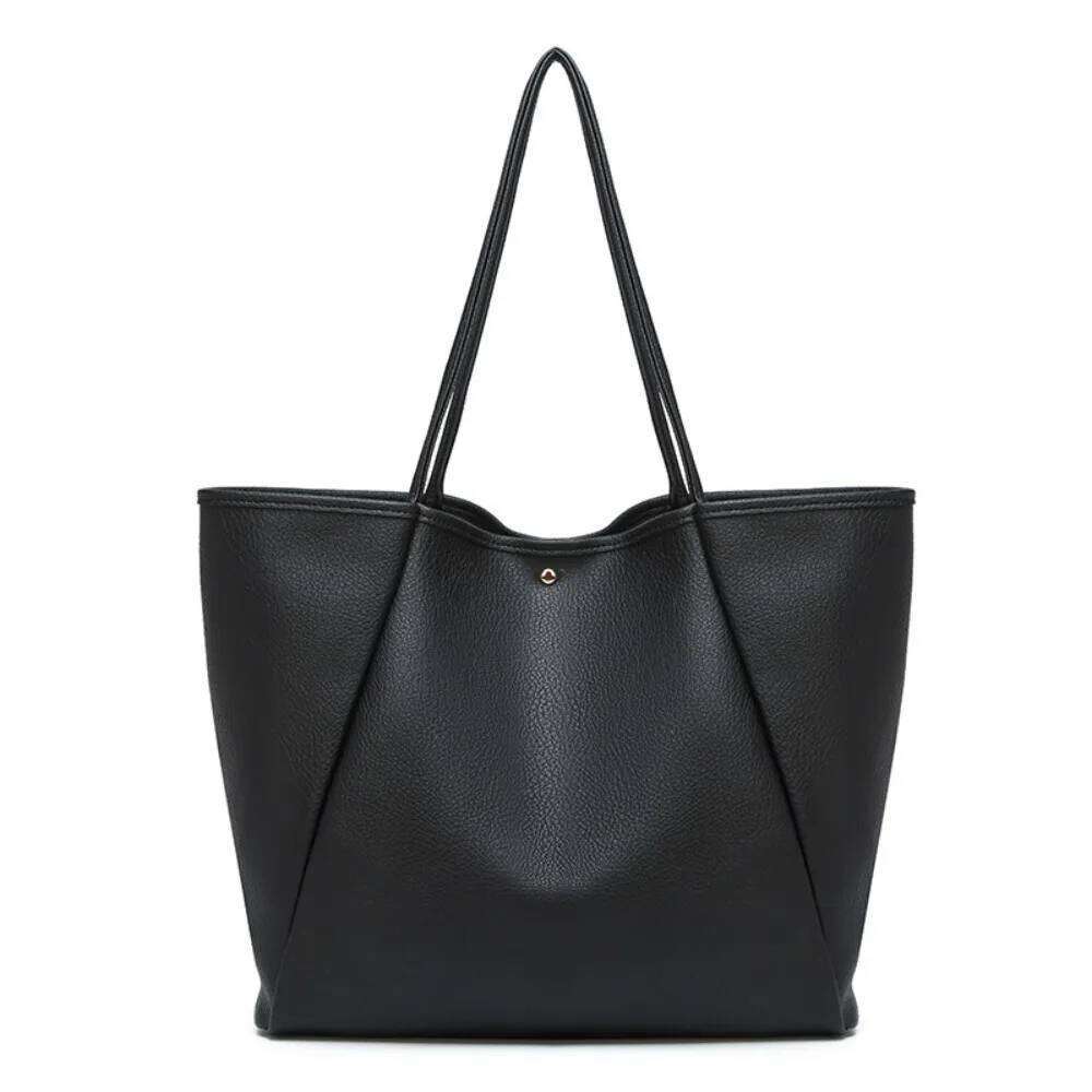 The Large Ladies' Tote Plant Leather Casual Handbag Is A Perfect Single-shoulder Bag for Weekend Shopping and Travel XJ260306