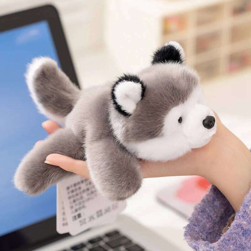 Cute Lying Down Desktop Animals Red Panda Fox Penguin Platypus Cat Otter Set Magnetic Prone Suction Soft Plush Dolls Stuffed Toy R260908 - view 6