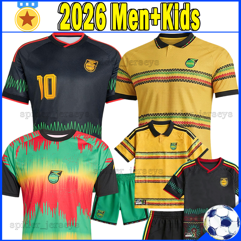XXXL 4XL 26 27 Jamaica Soccer Jerseys Men national football team CEPHAS NICHOLSON DIXON PALMER RUSSELL 2026 2027 Football Shirt KING LOWE Men kids kits socks full sets