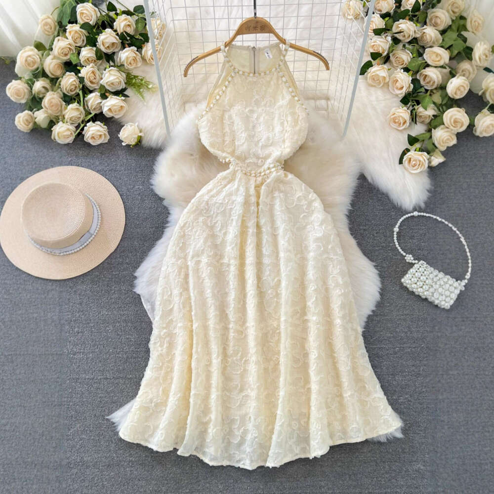 2026 Designer Fashionable High end Barrier free Luxury Off Shoulder Slim fit Large Fold Mid A13 length A-line Skirt