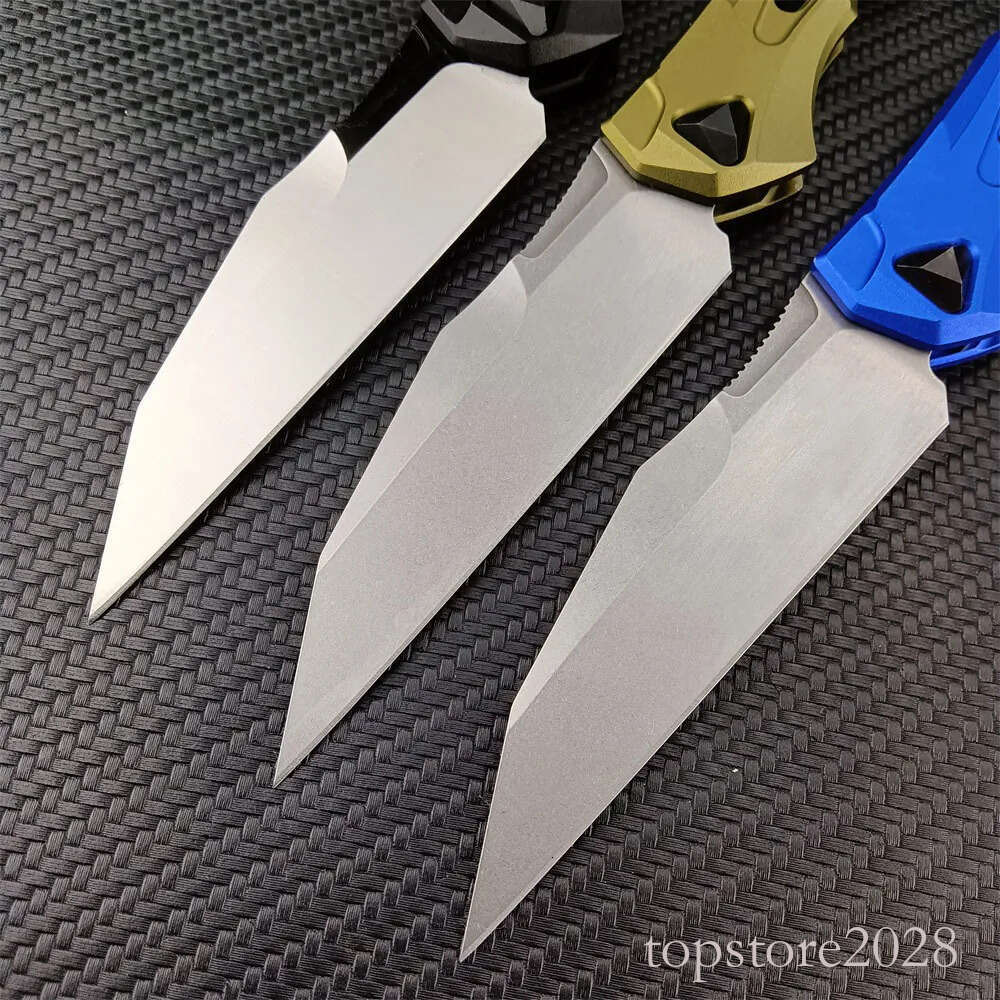 2024 KS 7650 Launch 13 Assisted Folding Two-Tone CPM-154 Wharncliffe pocket knife Blade Anodized Aluminum Handles Outdoor Rescue Hunting Hiking Pocket