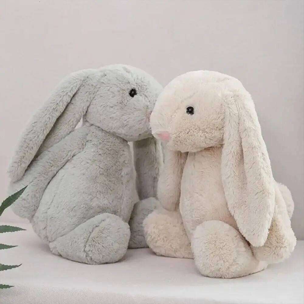 Cute Stuffed Toy Babies Sleeping Companion Kawaii Long Ear Rabbit Doll Kids Gift Bedroom Plush Decor R260908 - view 4