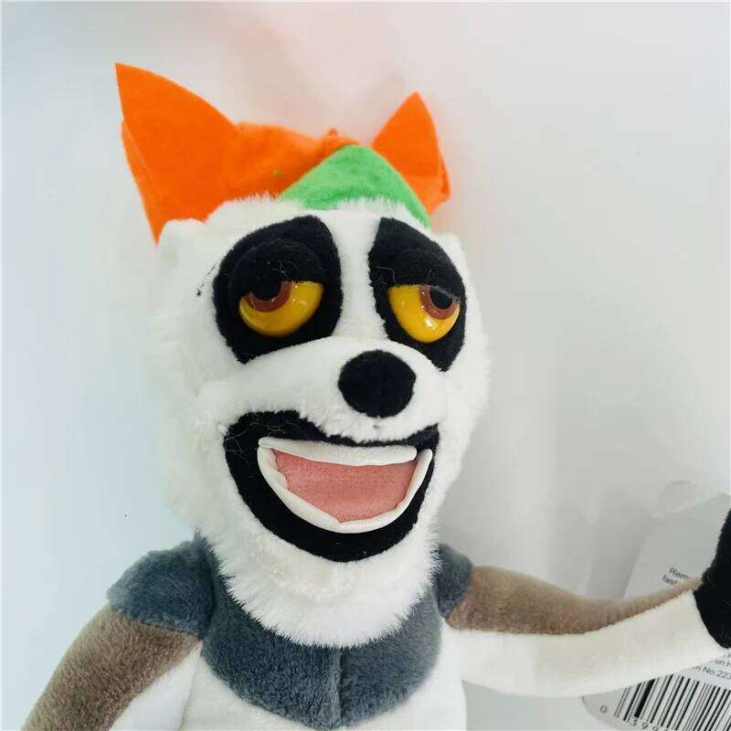 20-35CM 6 Styles Madagascar Plush Toys Stuffed Soft Animal Dolls Giraffe Hippo Lion Penguin Zebra Lemurs Figure Gift for Kids R260908 - view 7