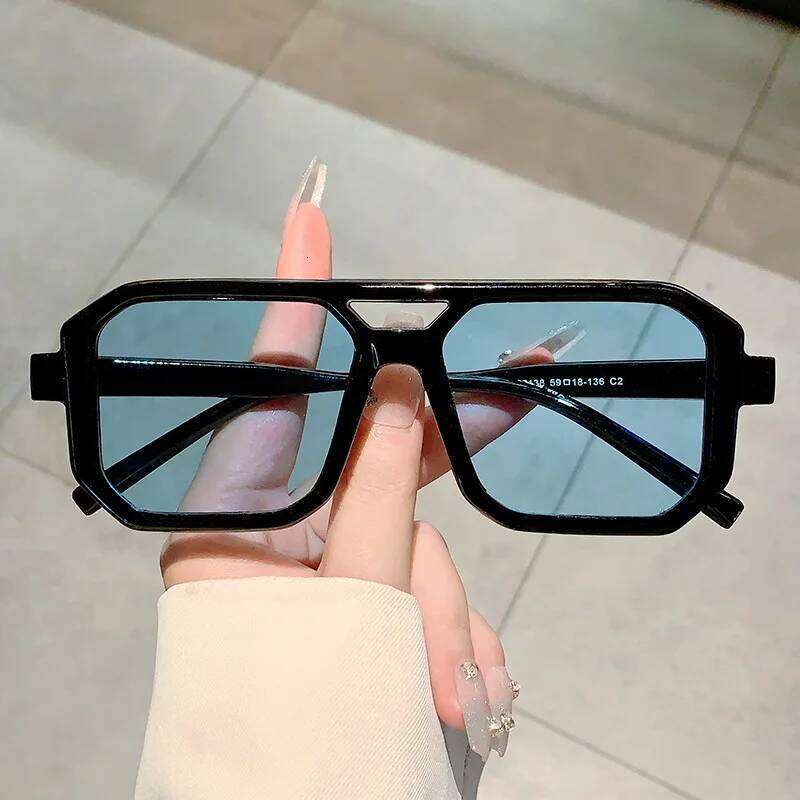 Vintage Square Sunglasses Woman Retro Brand Mirror Sun Glasses Female Black Orange Fashion Candy Colors Oculos De Sol Feminino Z260306