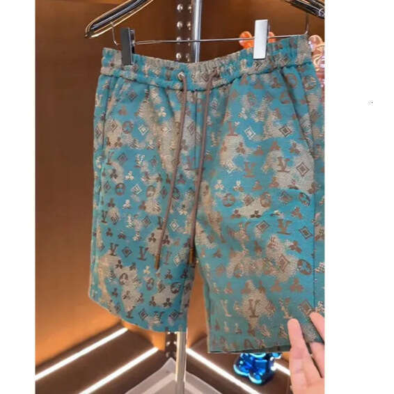 Men's Summer Printed Trendy Fashion Casual Sports Versatile Thin Slim Dopamine Beach Five-Point Shorts Luanyun Luanyun