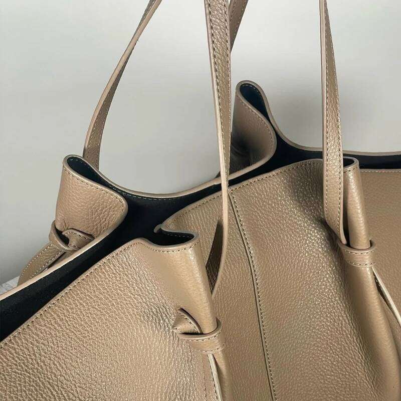 Custom Initials Large Capacity Tote Bags For Women Luxury Designer Handbag Purse 2025 New In PU Lychee Pattern Underarm Shoulder XJ260306