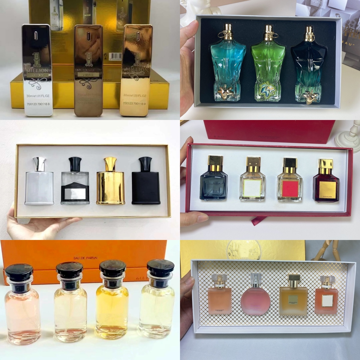 20 Kinds Perfume Gift Set Men Women Cologne Fragrance 30ml 3pcs 4pcs EDP EAU De Parfum Brand Luxury Perfum Long Pleasant Fragranc Gifts fast ship